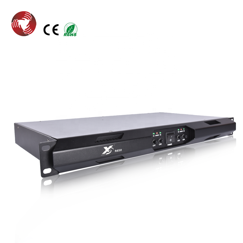 Профессиональный 4-канальный цифровой усилитель мощности класса d 650W * 4