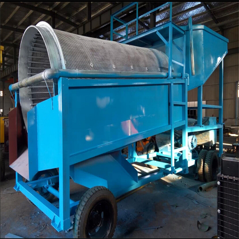 Factory Price Mobile Rotary Screen Drum small Gold Trommel For Sale