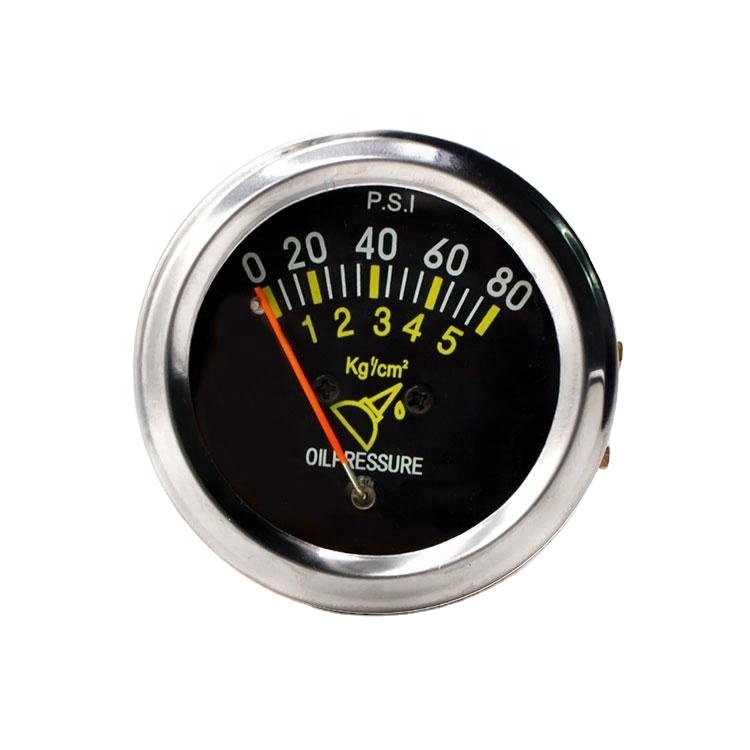 2 дюйма 52 мм механический Автомобильный манометр 0-80 Psi Манометр
