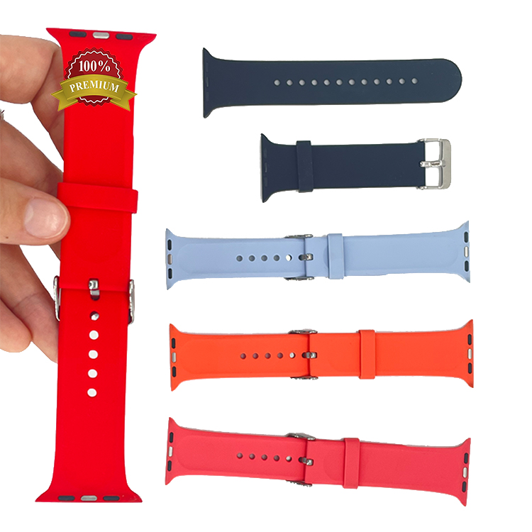 Ремешок силиконовый для iWatch Watch Band 38 мм 40 мм 42 мм 44 мм Series 5/4/3/2 S/M/L