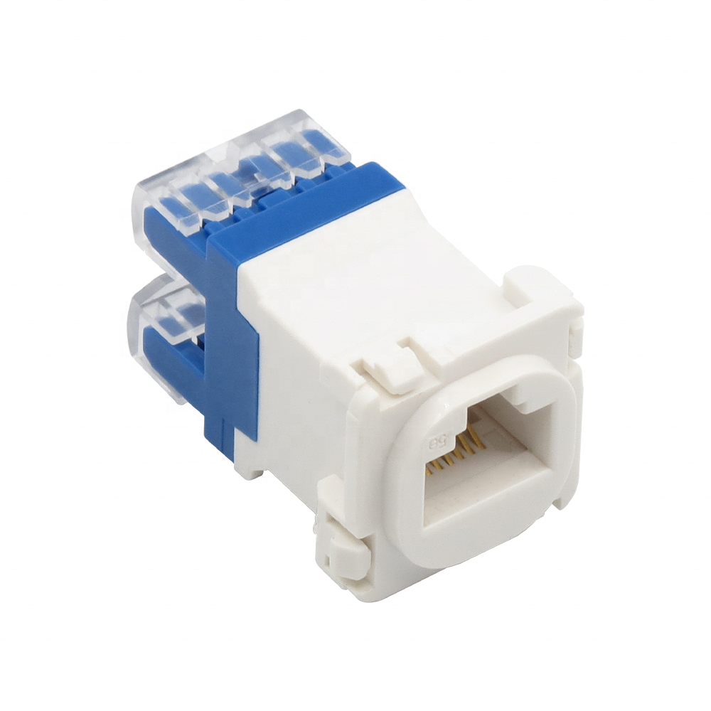 Высокое качество Cat5E RJ45 keystone jack 180 градусов UTP Clipsal Тип