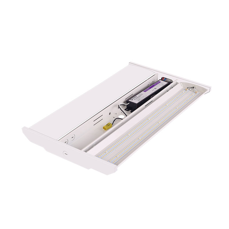 network commercial lighting wireless smart control 0-10V Dimming 300W LED linear high bay light with Occupancy sensor DLC/NLC l