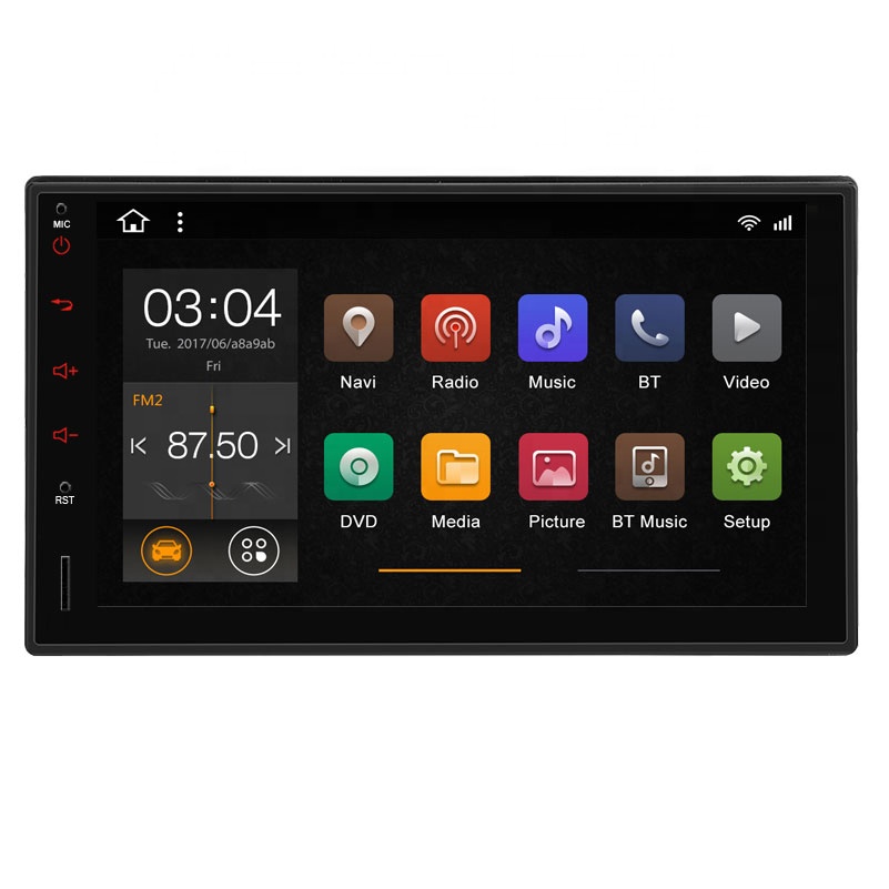 Universal Android 10.0 Double Din 7 Inch Car Radio With Capacitive Touchscreen GPS WIFI Support AM FM RDS Mirror Link