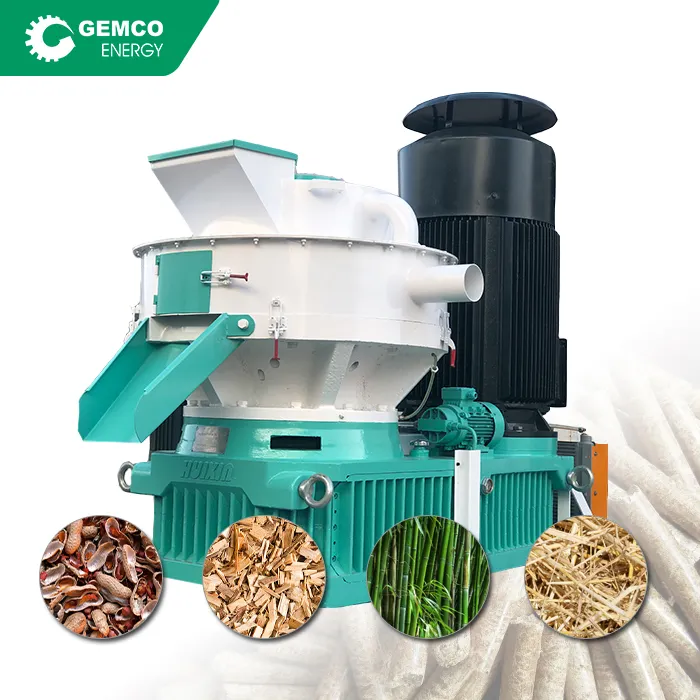 wood grass making recycling sawdust mill pellet machine biomass ring die pellet machine