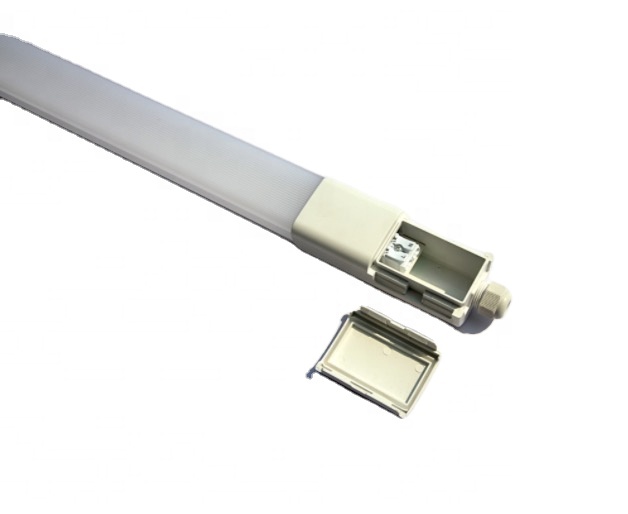 2ft 18w Mini Triproof Light Workshop IP65 Led Suspended Ceiling Light Frosted Clear Lens Industrial Waterproof Fixture