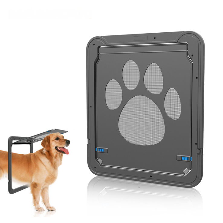 Pet Products New Anti-bite Medium and Large Dogs Screen door Pet Dog Cat Gate Pets Pass Through Door