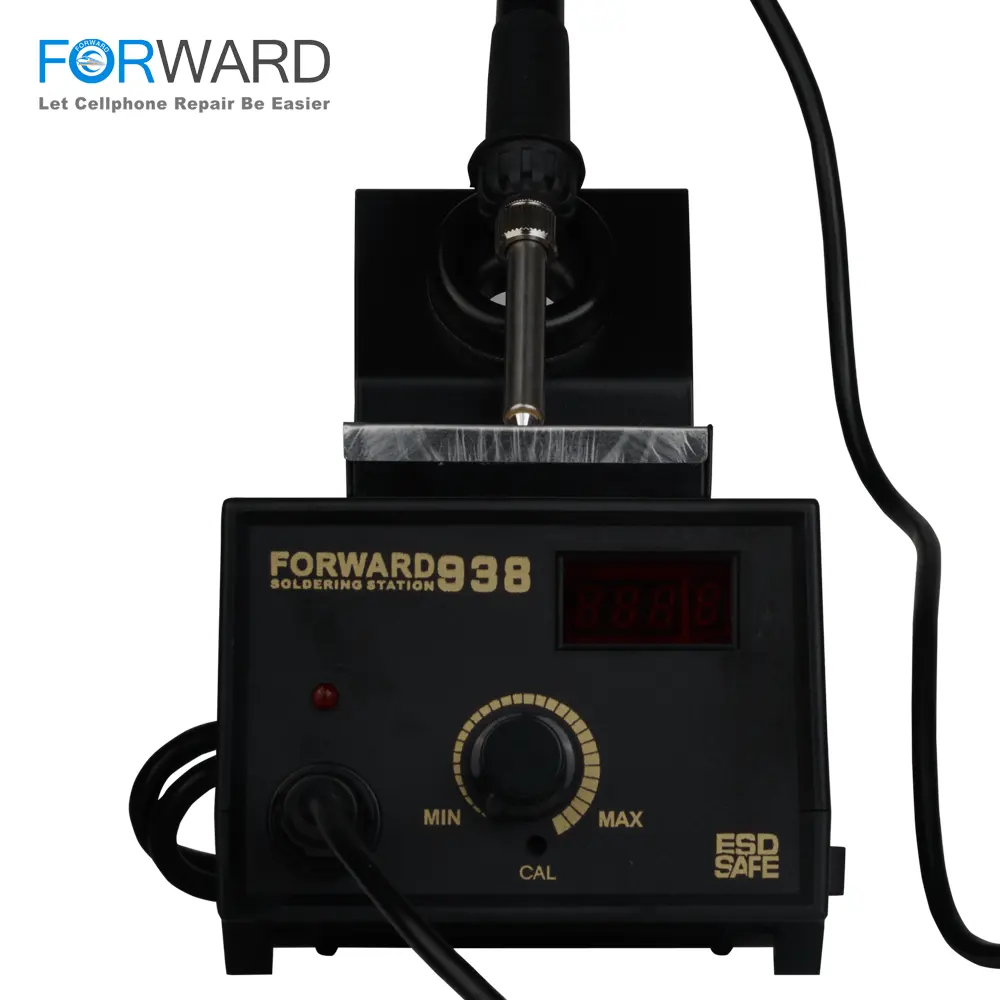FORWARD Top 938 Single Soldering Iron Station With Digital Display For Phone Repair