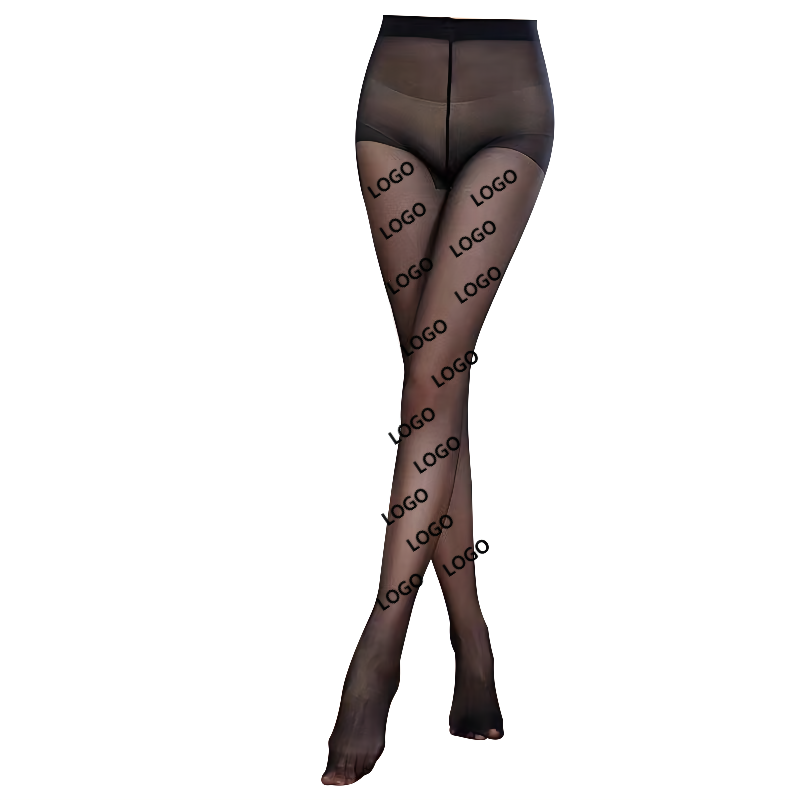 Sexy Bow Stockings High Definition Printing Lady Pantyhose Support Customized Logo Women Tight Stocking