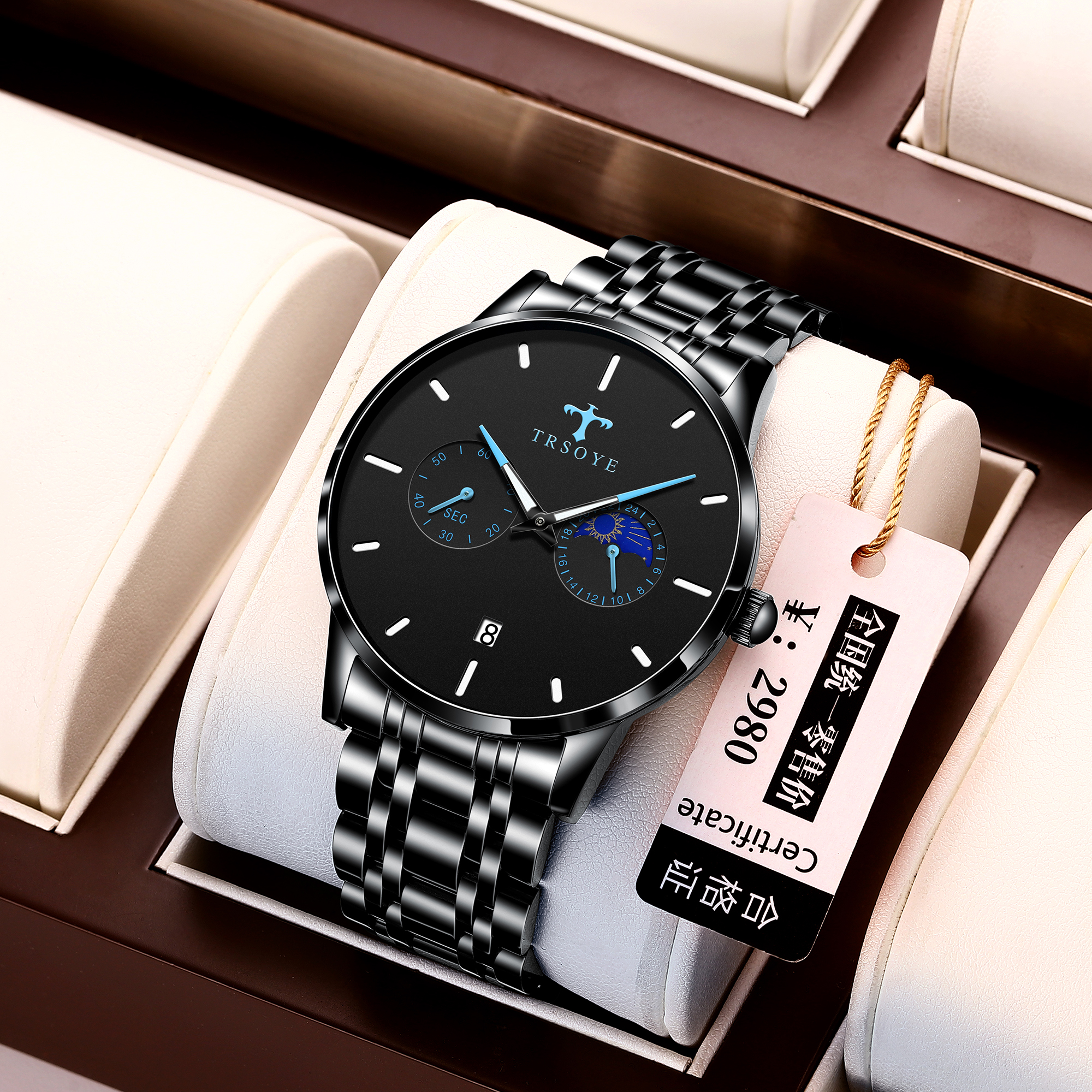 Наручные часы Reloj, высокое качество из Китая, оптовая продажа, частная марка, Индивидуальный бренд, набор часов, производители Montres TRSOYE TRS658