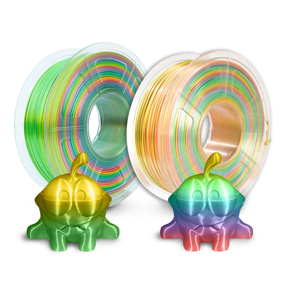 Нить PLA Silk Rainbow