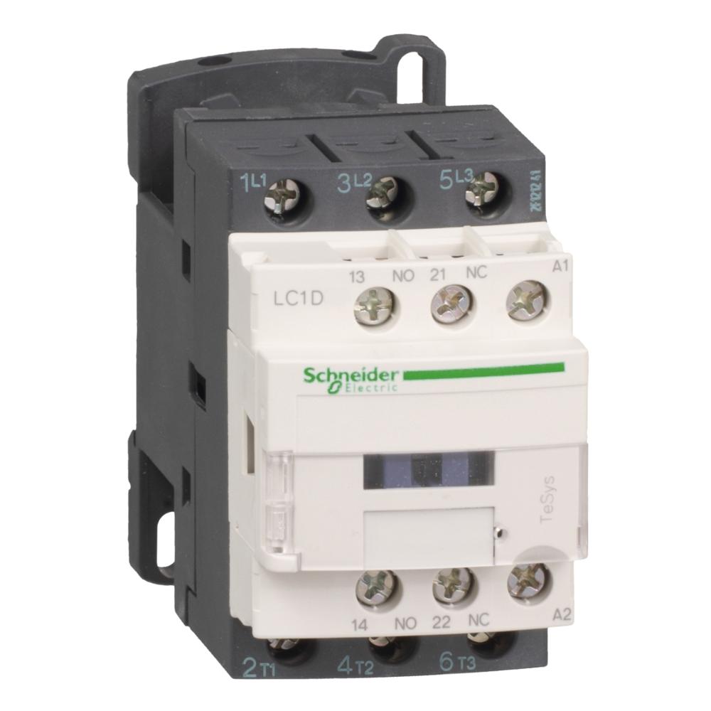 TeSys D 3 полюса 12 а 220 В 50/60 Гц контактор LC1D12M7C