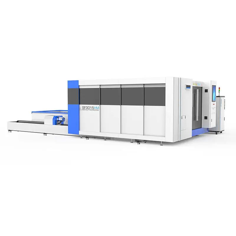 Machine Laser Cutting CNC Fiber Laser Cutting Plant Equipment For Tube And Pipe Cut Process Machine