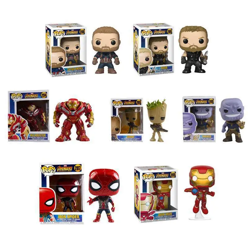 FUNKO POP «Человек-паук»; 652 # Hero анимация коллекция marval детские игрушки модели игрушки ПВХ Фигурки игрушки для детей, подарок