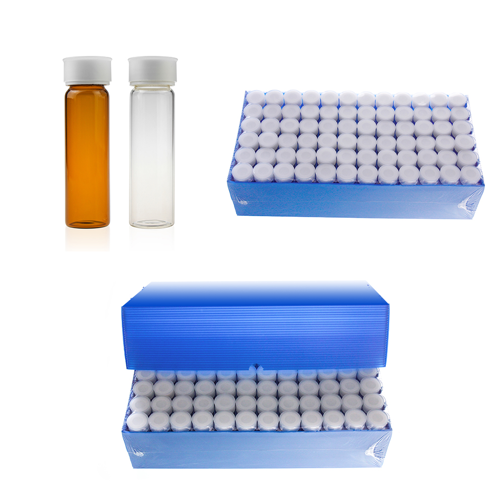 Microlab scientific autosampler vials 10ml 20ml 16ml 30ml 40ml 60ml EPA VOA Storage Vials clear amber 18-400 24-400