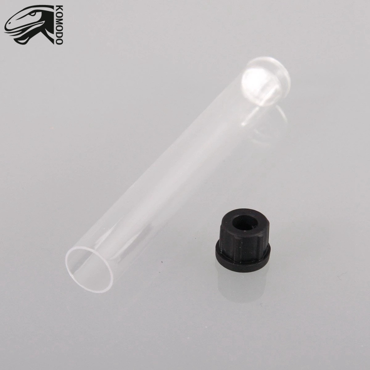 0.5ml/1ml Plastic Tube Package for Vape Cartridge with One Ends Lids