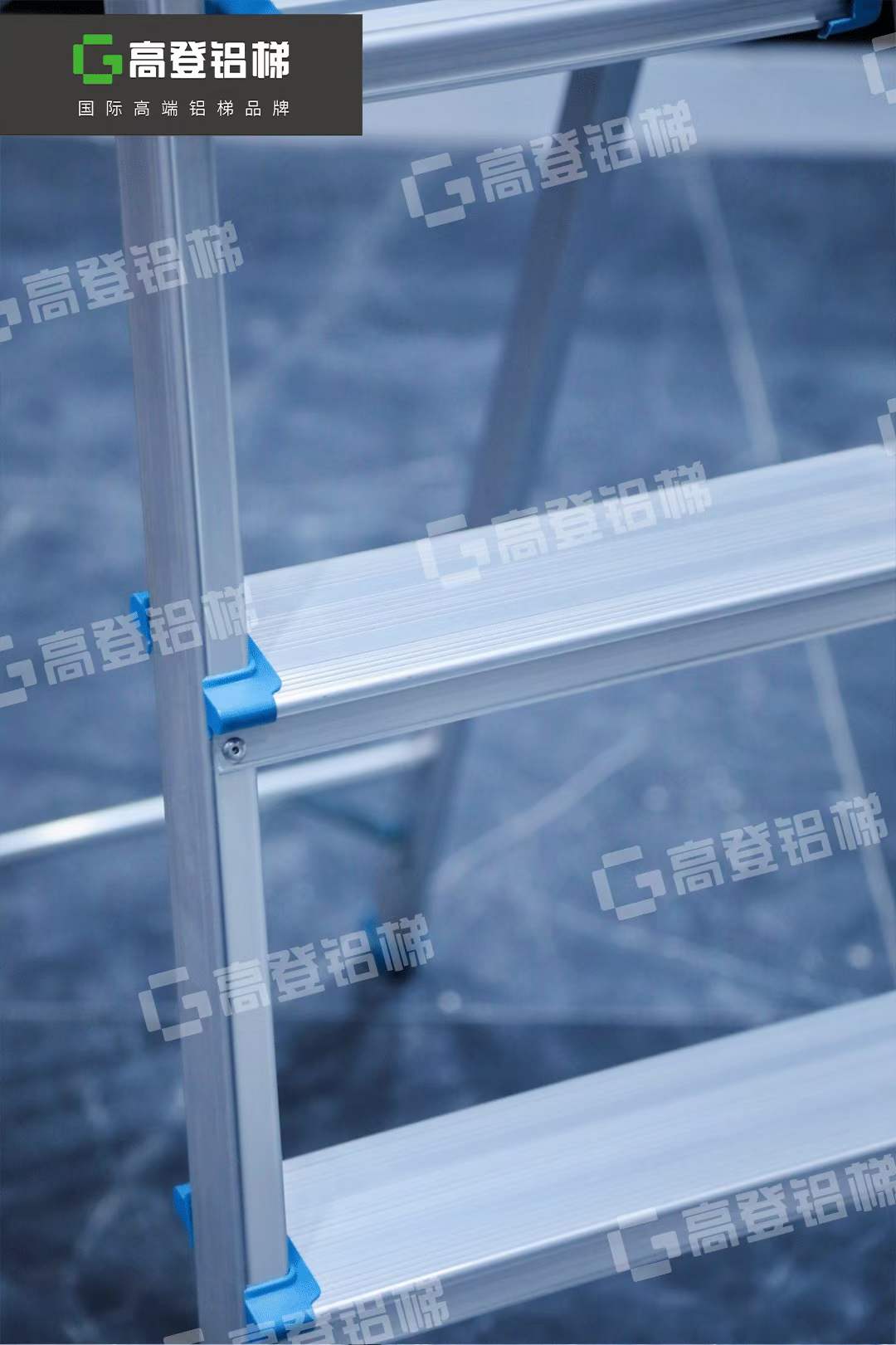 Best-selling in North America and Europe Customized color household aluminum ladder factory price direct sales