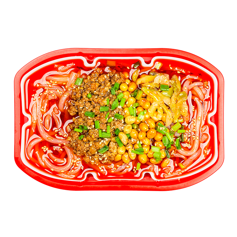 Finely Processed Portable Instant Self Heating Mixed sauce noodles