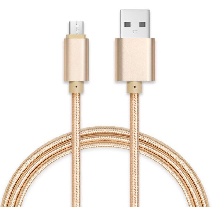 Хит продаж нейлоновый плетеный 1 м 2 м 3 м микро USB кабель для зарядки данных для Android