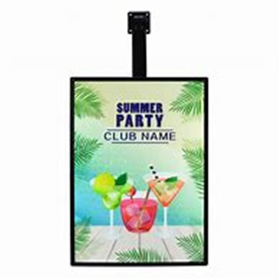 Super brightness menu light box outdoor slim led panel with snap frame for restaurant