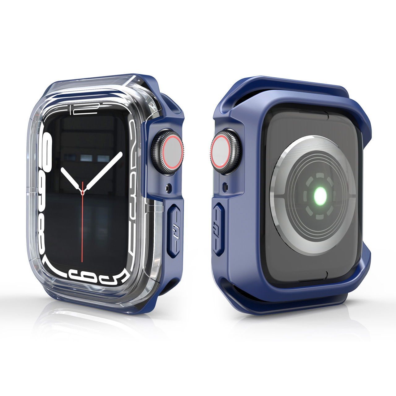 Высококачественный чехол из ТПУ и поликарбоната для Apple Watch 44 мм 40 мм, аксессуары для iWatch, чехол для Apple watch серии 4 5 6 SE 7 8 45 мм 41 мм