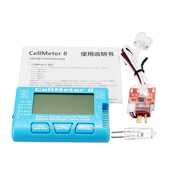 Устройство для проверки напряжения аккумулятора CellMeter 8 8 8S с модулем разряда