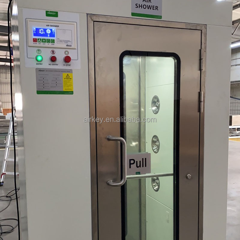 ISO 7 Air Shower SUS 201 304 Certificated Clean Room Air Shower Room Party Customized Steel Stainless Power Food Sales
