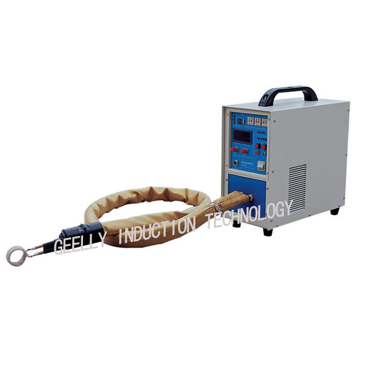 Handhold induction welding machine High frequency induction heater brazing machine with 1M prolong soft cable