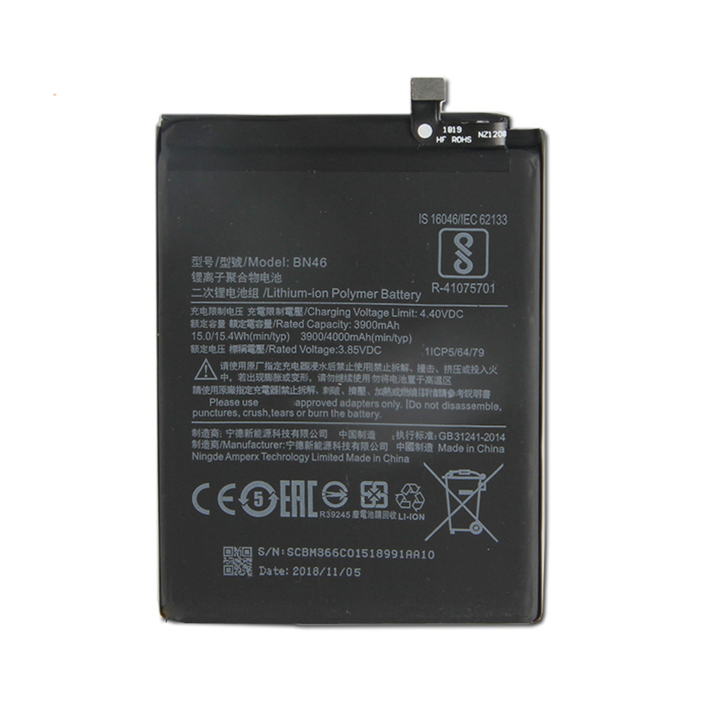 OEM BN46 Battery Replacement for Xiaomi Redmi 7/Note 8/Note 6 Pro Cell Phone Battery