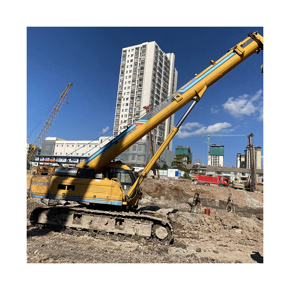 Высококачественный б/у мини гусеничный кран XGC25T, 25 тонн, цена