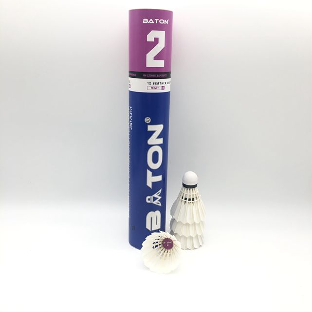 Baton BWF перьевое гусиное перо первого сорта, такое же, как EG1130, хорошее качество, Волан для бадминтона