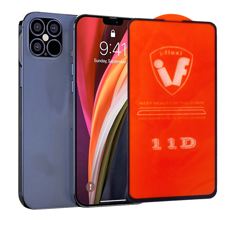 Изогнутое стекло 11D 9H, закаленное стекло для защиты экрана iphone 11 12 pro max