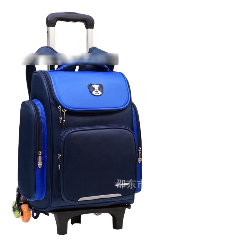 Waterproof Durable Campus Primary Wholesale School Student Child Book Backpack Bag For Girls Boy Teenagers Trolley schoolbag