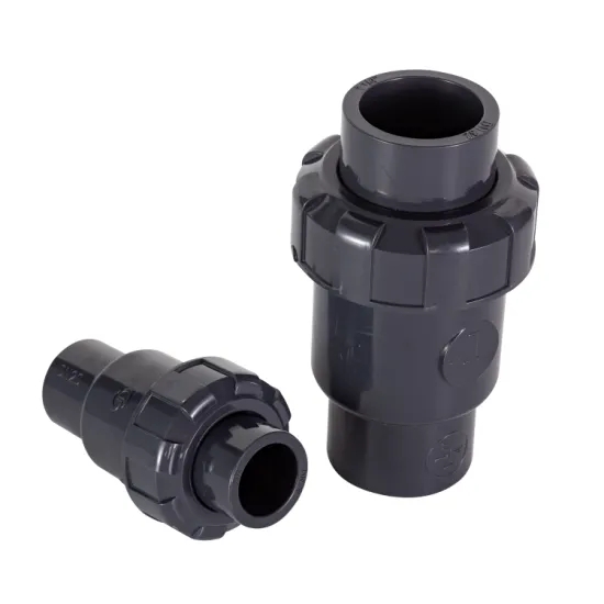 Plastic PVC Swing Ball Spring Foot Check Valve (JIS Standard, DIN standard)