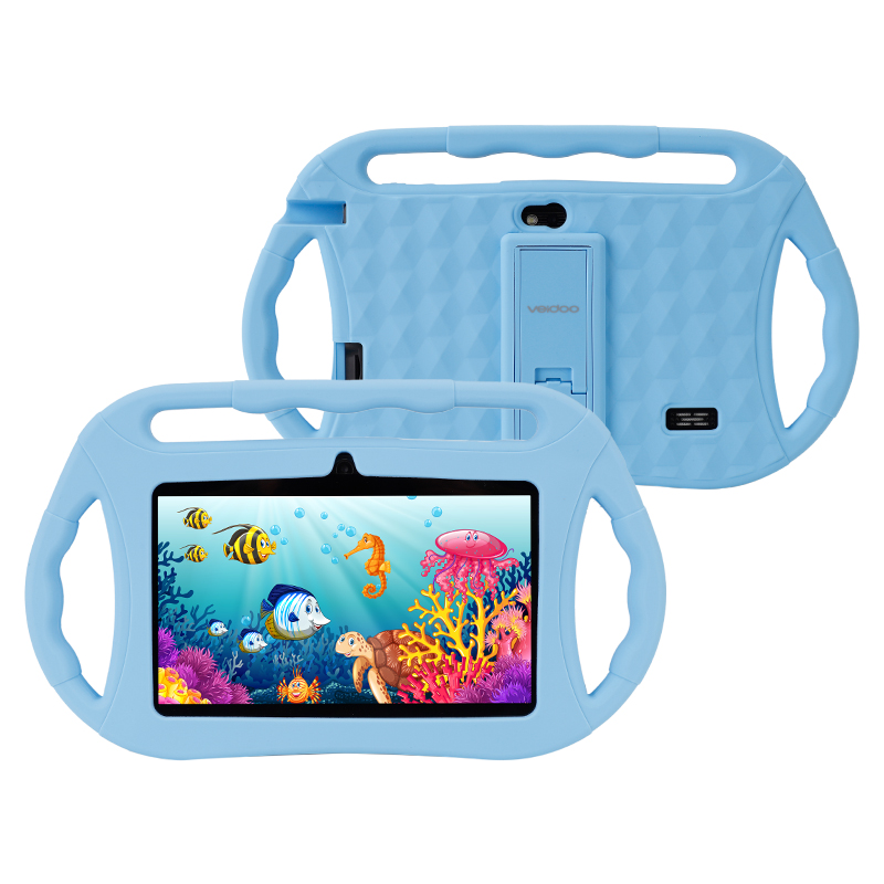 7 inch Android Kids Tablet Toddler Edition Tablet Pc with WiFi Dual Camera Children 1GB + 16GB Parental Control