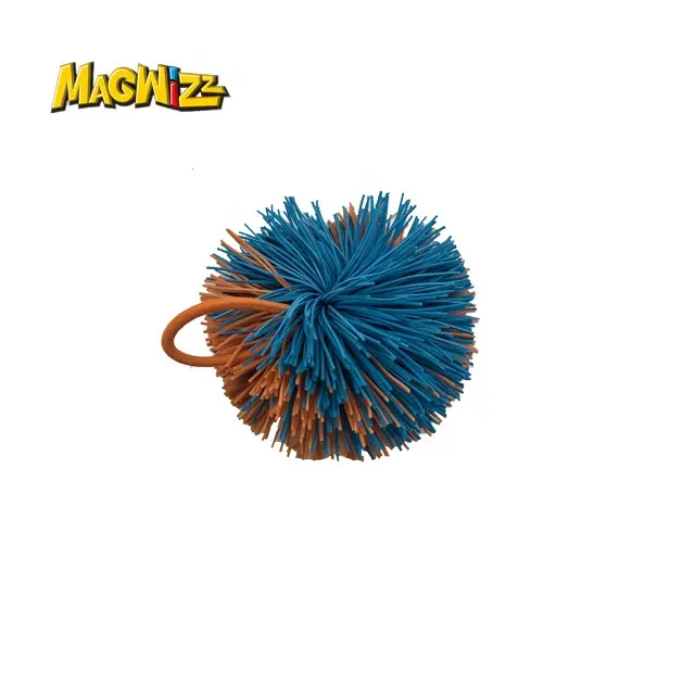 6.5cm new design customized contact ball juggling koosh ball keychain koosh toy balls