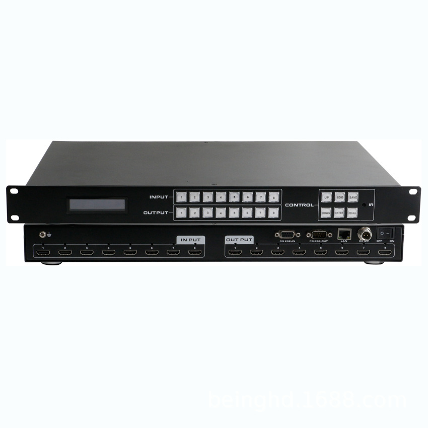 4K HD 8*8 каналов hmdi матрица HDCP EDID 8x8 4k 8 в 8 HDMI матричный коммутатор