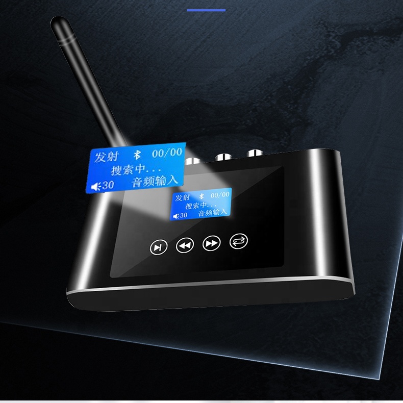 Черный T38 BT 5,1 адаптер DAC светодиодный цифровой дисплей цветной экран приемник низкая задержка DAC конвертер