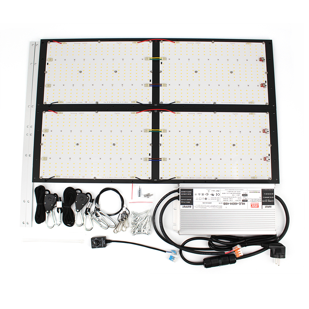 Figolite V5 QB272 480W Samsung lm301h mix CreeXPE 660nm 730nm uv full spectrum LED grow light board