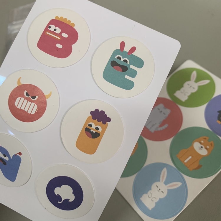 Customized Printing Fragrance Fabric stickers Essential Aroma Oil Scented Stickers for Mask