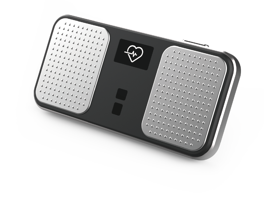European standard other household medical devices heart rate SpO2 APP finger monitor eos pulse ECG card