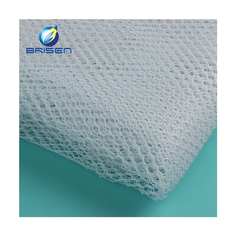Best Large Mesh Polyester Lining White Transparent Mesh Fabrics