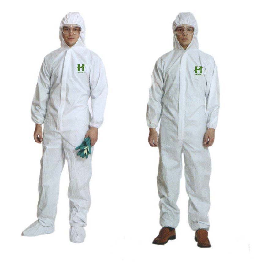 Manufacturer Disposable Non Woven Coverall Safety clothing Industrial Use Work Clothes Disposable Coverall