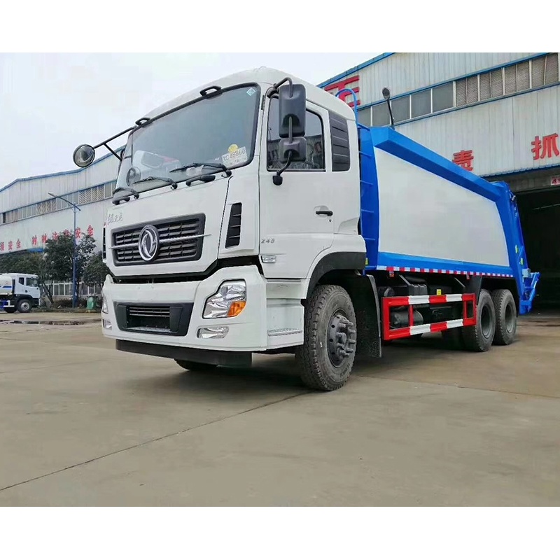 Dongfeng 375HP 20m3 6x4 LHD Hook Lift Roll Off Garbage Truck Garbage Compactor truck