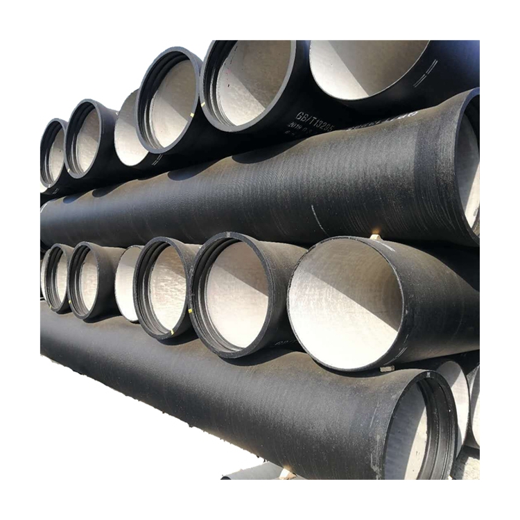 Ductile cast Iron pipes water pressure ductile iron round pipes DN400 drink water supply pipelines ductile pipe
