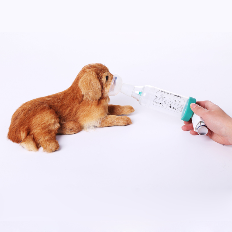 feline spacer inhaler pet asthma aerosol chamber to sale animal new products