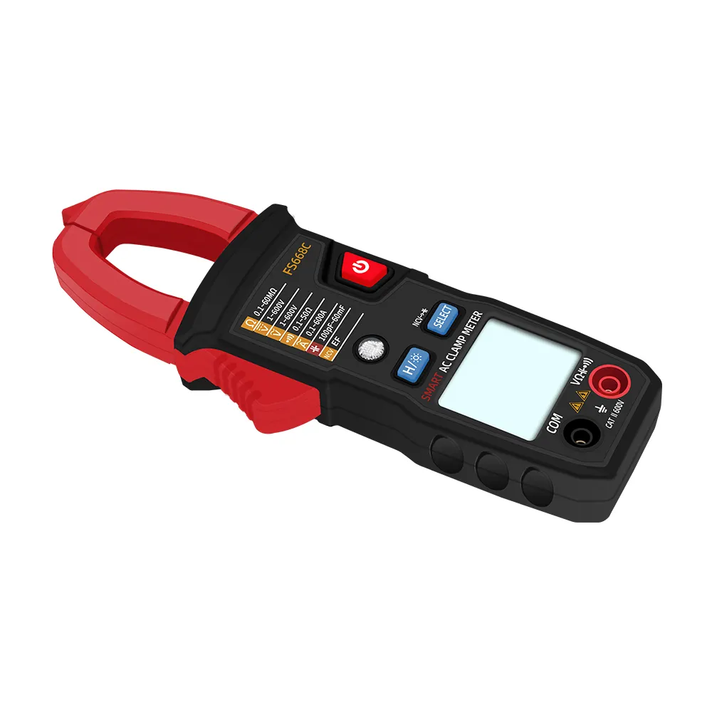 Auto-Ranging NCV Digital Multimeter Amp Volt Clamp Meter Voltage Tester with Ohm, Capacitance, Diode and Resistance