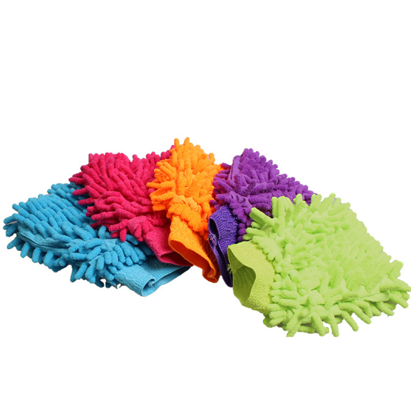 Super Absorbent Cleaning Glove Car Wash Microfibre Chenille Washing Glove