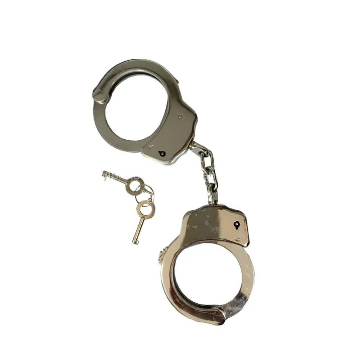 Steel handcuff metal handcuff riot control handcuff