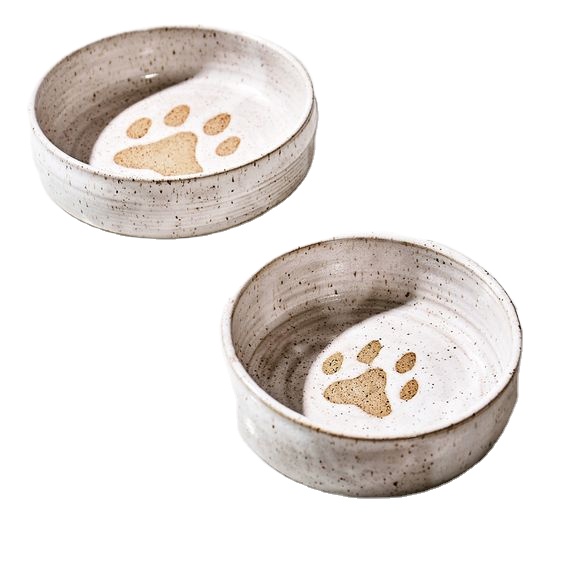 Best selling cute dog bowl ceramic pet food water feeder for gift