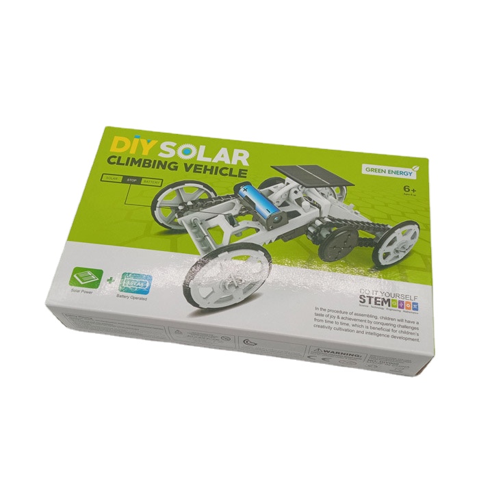Solar Toys Mars Probe Vehicle Model 0.5V 130mAh Energy-saving Mini Solar Panel Baby Kid Toy